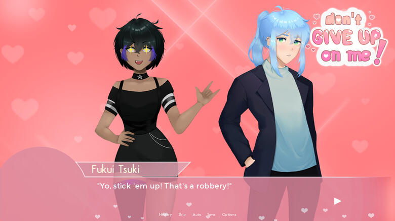 Fukui Tsuki and Yoru Aoi in a dream-like scenario.